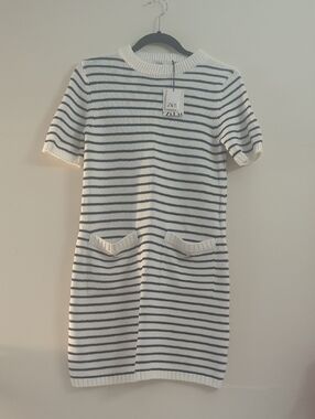 Zara Striped Knit Dress